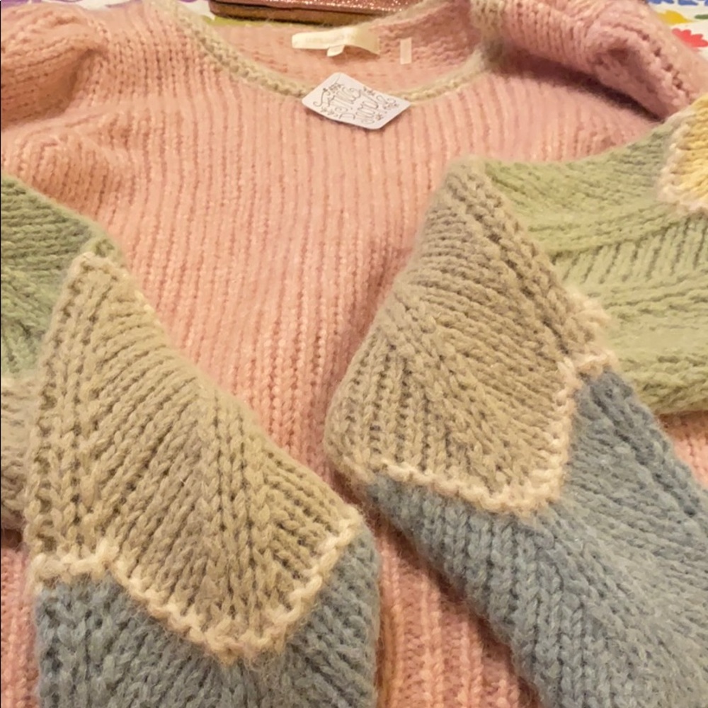 Loveshackfancy Aspyn Pullover In Rainbow - image 7